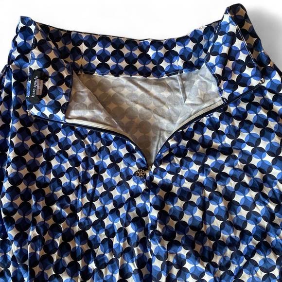 Kate Spade Blue and White A-Line Skirt - Picture 5 of 8